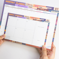 Blocs-notes adhésifs promotionnels personnalisés de haute qualité avec cadre floral coloré pour scrapbooking