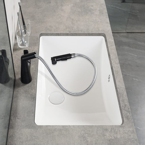 Cupc Ceramic Bathroom Washbasin Porcelain Sink Bathroom Cabinet Under Counter Wash Basin Bathroom White Basin