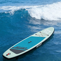 Planche à pagaie gonflable durable et très stable pour débutants et avancés, idéale pour la navigation sur lac et océan, écologique, pour le surf en position debout