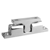 Loquet à pression à double rouleau en acier inoxydable marin, serrure de panneau en alliage de zinc pour meubles et portes de bateau