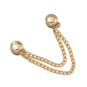 Magnetic Chain <b>Clips</b> For Trousers Alloy 12.5x15.5mm 11cm Length Silver Gold Black Gunmetal Color Geometric Shape - Product Image 5