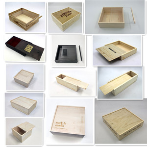 Caja <span class=keywords><strong>de</strong></span> regalo <span class=keywords><strong>de</strong></span> madera sin terminar más barata y personalizada embalaje <span class=keywords><strong>de</strong></span> madera cajas deslizantes <span class=keywords><strong>de</strong></span> madera - Product Image 6