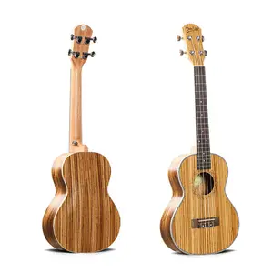 Chinese Snaarmuziekinstrumenten 26 Inch Volledige Zebrawood Ukelele Te Koop