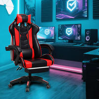 Fauteuil de Bureau Pivotant Ergonomique en Cuir pour Gaming, Vente en Gros