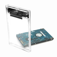 Custodia per disco rigido trasparente HDD sd tipo C a USB3.2 custodia per disco rigido da 2.5 pollici