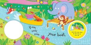 Row Row Row Your Boat, un Libro Sonoro con Grandi Pulsanti per Mani Piccole, Libro Sonoro per Bambini con Canzoni da Cantare - Product Image 2