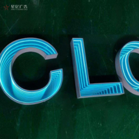 Letras LED Acrílicas 3D Personalizadas con Efecto de Ilusión de Espejo Abisal
