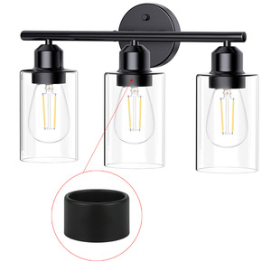 Anello Decorativo in Ferro/Ceramica per Portalampada E26/E27 |   Anello di Bellezza Moderno |   Componenti per Illuminazione OEM Personalizzabili in Dimensioni e Colore Facili da Installare - Product Image 3