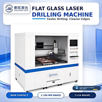 Machine de perçage au laser CNC de précision automatique pour verre plat, 1300 x 1000 mm, avec trous personnalisés