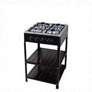 <strong>4</strong>-<strong>Burner</strong> Portable <strong>Gas</strong> Stove Design Precise Flame Control Long-Term Black Stainless Steel <strong>Cooker</strong> with Low Energy Consumption - Product Image 2