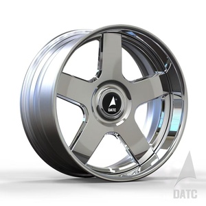 ล้อฟอร์จโครเมียมสองชิ้น DATC Sliver Deep Dish Lip ขนาด 17 18 19 20 21 22 24 นิ้ว 5x100/5x114.3/5x127/5x108/5x120/5x112 - Product Image 4