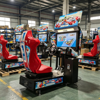 Machine de jeu d'arcade simulateur de course automobile HD Outrun à monnayeur, très populaire pour centre de jeux