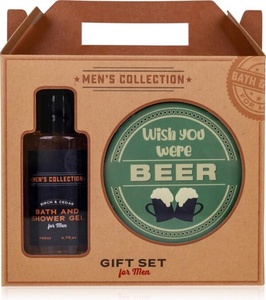 Ensemble cadeau bio pour <span class=keywords><strong>homme</strong></span> en gros OEM WISH YOU WERE BEER comprenant un <span class=keywords><strong>gel</strong></span> <span class=keywords><strong>douche</strong></span> de 60 ml, une tasse en céramique de 250 ml, parfum personnalisé - Product Image 4