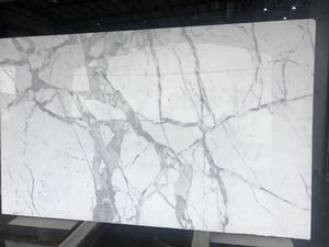 Prix avantageux pour dalle de marbre blanc Calacatta d'Italie avec des veines grises - Product Image 5