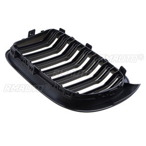 1 Paire de Grilles de Calandre Doubles à 2 Lames Noires Brillantes/Mates pour Pare-chocs Avant de Voiture BMW X3 X4 F25 F26 2014 2015 2016 2017 - Accessoire de Style Automobile - Product Image 5