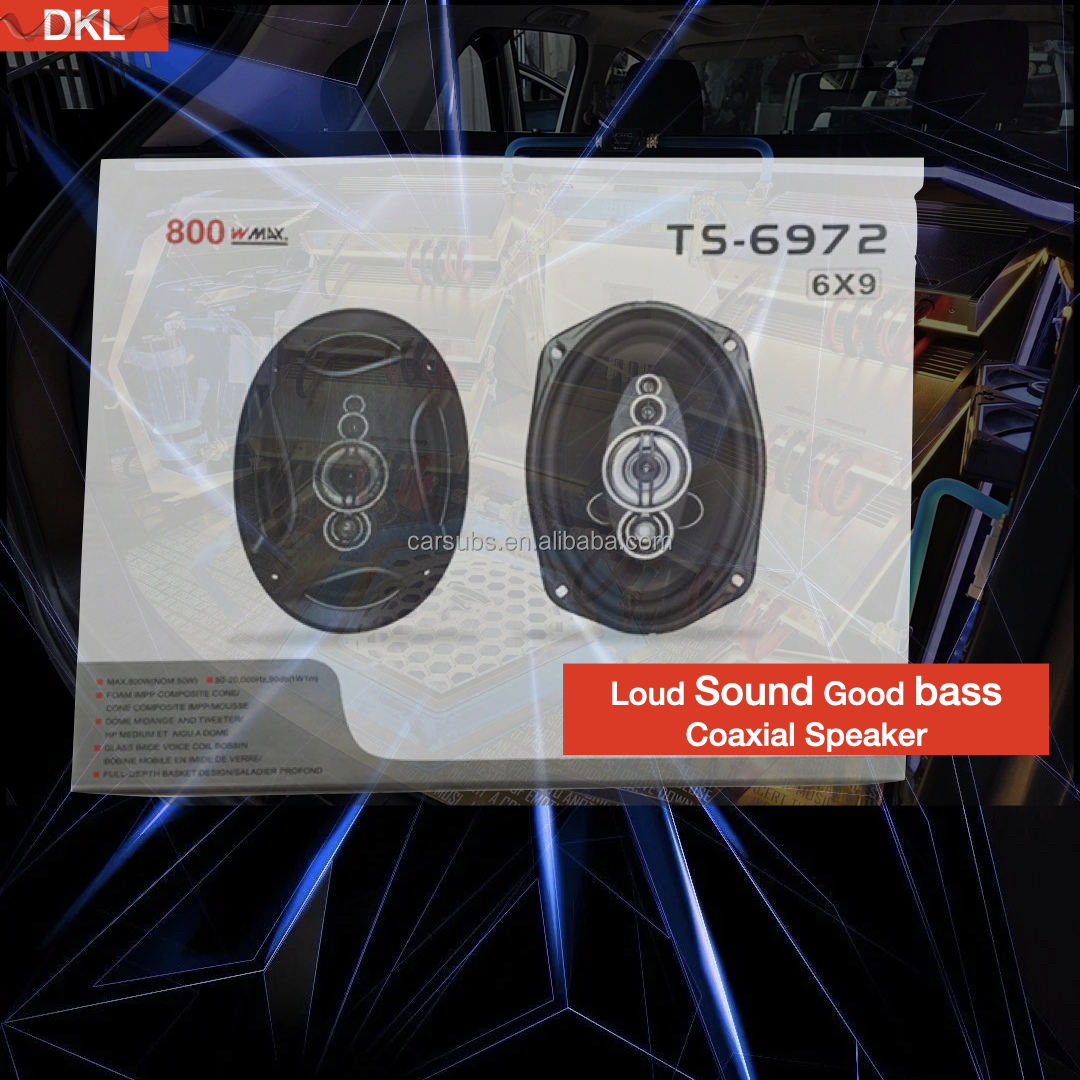 ブンコ TS-6972 Car Audio Subwoofer Speaker - 6*9 Inch 4-Way Full Range