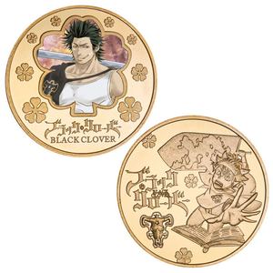 Badge en métal moulé sous pression sur le thème de l'anime Black Clover, souvenir commémoratif, emballé individuellement - Product Image 3