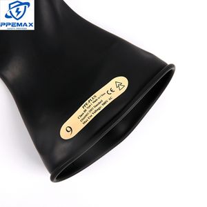 Guanti di sicurezza PPE mano guardalinee da lavoro 500V lattice morbido 0.75mm spessore guanti a prova di elettricità - Product Image 6