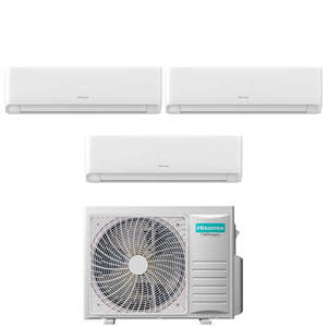 Hisense thử nghiệm chia biến tần điều hòa không khí ecosense loạt 9 + 9 + 12 với 4amw81u4rjc R-32 Tích hợp Wi-Fi 9000 + 9000 + 12000 - Product Image 1