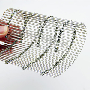 Grille métallique en acier inoxydable de qualité supérieure, tiges de 2,0 mm pour cloisons de hall d'hôtel, bureaux et revêtements de façade <span class=keywords><strong>extérieure</strong></span> - Product Image 1