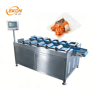 Balance combinée pour l'emballage sous vide des filets <span class=keywords><strong>de</strong></span> poisson, peseuse à poids fixe pour fruits <span class=keywords><strong>de</strong></span> <span class=keywords><strong>mer</strong></span> collants - Product Image 1