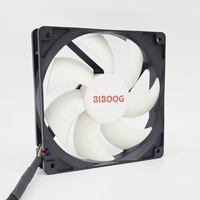 Ventilateur de refroidissement pour boîtier d'ordinateur BIBOOG 12V, 12 cm, 4 broches, 12025, 120*120*25 mm, GF12P