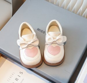 Zapatos de Vestir con Lazo y Suela de Goma para Niñas, Diseño de Princesa con Corazón, Novedad de Primavera - Product Image 5
