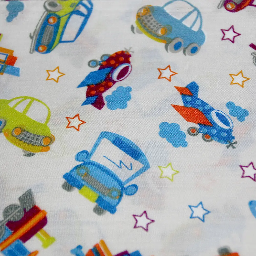 Niños ropa de bebé tela personalizada Impresión de tela de algodón