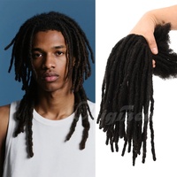 Originea Cheveux Brésiliens 6-18 pouces Vierge Remy Doux Naturels Afro Kinky Dreadlock Crochet Locs pour Tissage Résistant à la Chute