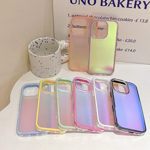 Nouvelle <span class=keywords><strong>coque</strong></span> de téléphone personnalisable 2-en-1 en TPU givré coloré antichoc pour Apple <span class=keywords><strong>iPhone</strong></span> <span class=keywords><strong>11</strong></span> 12 16 13 14 15 17 Pro Max 17 Air 17E 16E - Product Image 2