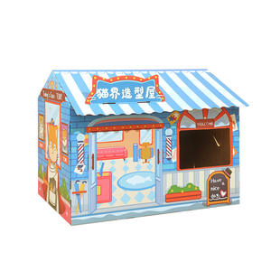 Coffee House Scratch Board Papel corrugado resistente al desgaste Cat Nest Cat Toy New House - Product Image 1