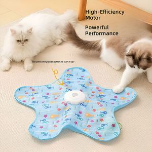 Jouets interactifs rechargeables pour chats avec plumes mobiles dissimulées, jouet pour chaton activé par le toucher, jouets d'exercice pour chats d'intérieur - Product Image 1