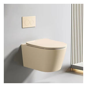 Precio bajo de artículos sanitarios nuevos Wc y lavado, juego de inodoro flotante suspendido, inodoro colgante de pared para baño, blanco - Product Image 4