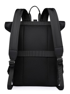 15.6" Unisex Waterproof PU <b>Laptop</b> <b>Backpack</b> Polyester Zipper Closure Large Capacity Eco-Friendly Arcuate Shoulder Strap Outdoor - Product Image 6