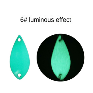 NOUVEAU OEM Lames de spinner métalliques lisses <span class=keywords><strong>pour</strong></span> eau douce 2.5/3.5/5g, outil d'attraction <span class=keywords><strong>pour</strong></span> <span class=keywords><strong>la</strong></span> pêche, accessoires de leurres, Plaice Dohna - Product Image 3