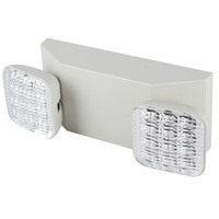 Lampu Darurat Ganda Amerika Utara LED Plastik Putih Ni-cd Bersertifikat 2x1.2W Garansi 2 Tahun DF 80 100 30000