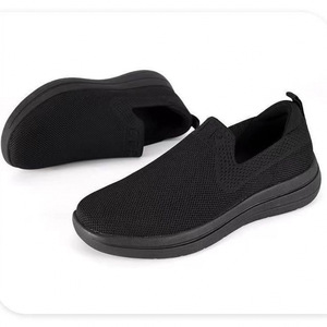 Chaussures en toile pour pompiers, noires, basses, à bout rond, respirantes, à semelle souple, chaussures de sport décontractées - Product Image 5