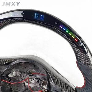 Volante de fibra de carbono LED personalizado para <span class=keywords><strong>Jaguar</strong></span> XE XF FJ, se puede personalizar para conservar la función de calefacción - Product Image 3
