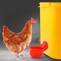 Nouveau système d'abreuvement pour volailles, bol à eau suspendu latéral, mangeoire pour poulets et canards, abreuvoir pour poulets