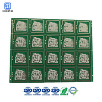 Panneau vert Rogers PCB multicouche haute fréquence pour micro-ondes, fabrication en série d'électronique, fourniture OEM personnalisée en usine
