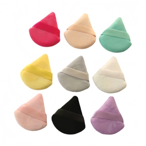 Éponge de maquillage triangulaire en velours la plus vendue, utilisation humide ou sèche, <span class=keywords><strong>pour</strong></span> fond de teint, outil de beauté et accessoires cosmétiques - Product Image 3