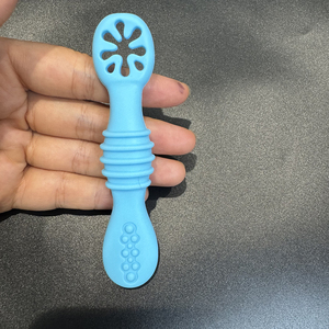 Nueva Cuchara de Silicona para Bebés, Ecológica, Libre de BPA, para la Primera Etapa de Alimentación, No Tóxica, Resistente al Calor, Cuchara de Entrenamiento - Product Image 4