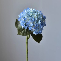 Bunga Hydrangea Buatan Real Touch 3D Print, Kepala Bunga Besar, Hydrangea Palsu untuk Dekorasi Pernikahan, Rumah, Hotel, dan Dekorasi Bunga
