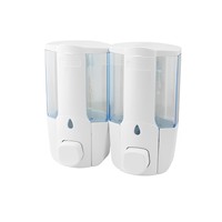 Offre Spéciale Distributeur de savon à main chromé mural de haute qualité 350ml ABS pour salles de bain et hôtels