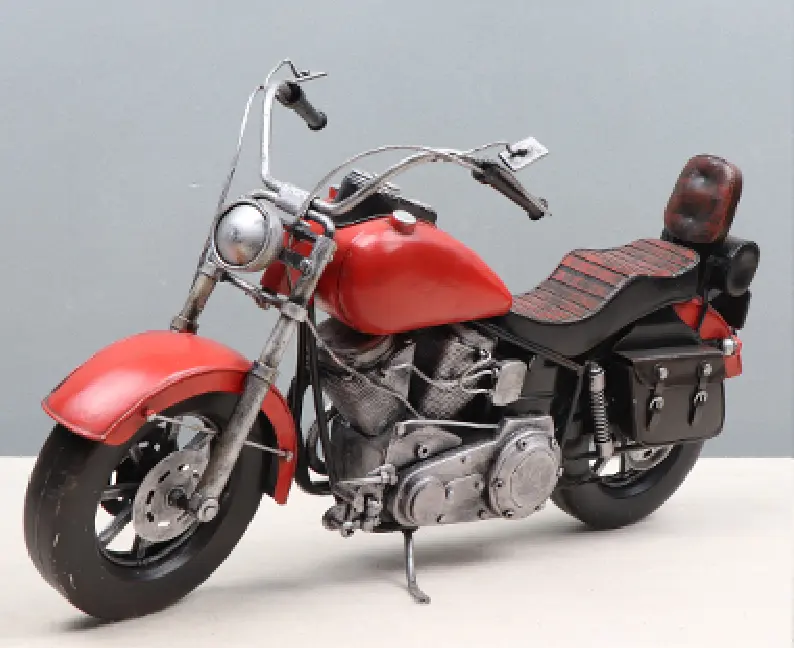 Promosyon hediye ince Vintage Metal el sanatları antika Metal zanaat motosiklet modelleri