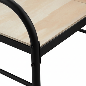 Base letto a doghe pieghevole Full Size Bunkie Board 0.4, 8 pezzi, colore Burlywood, pronta all'uso, per supporto materasso - Product Image 1