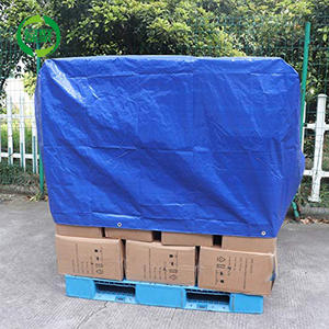 Lona gruesa de 5 Mil para tienda de campaña, cubierta de piscina multiusos, impermeable, azul, 10X12 pies, tela recubierta de PE - Product Image 2