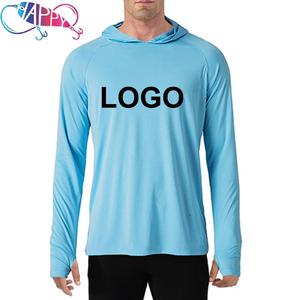 Upf 50 Custom Logo Sonnenschutz Feuchtigkeit transport Camouflage Fishing Wear Herren Damen Langarm belüftete UV-Angel hemden - Product Image 2