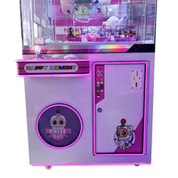 Conception personnalisée gratuite poupée grue machine jouet attrape en peluche saisissant des jeux à pièces petite mini machine à griffes avec accepteur de billets