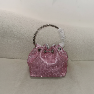 Bolsa de Fiesta de Lujo para Mujer, Modelo Caja con Flores de Cristal y Pedrería, Perfecta para Bodas, Fiestas y Eventos, Correntes - Product Image 1